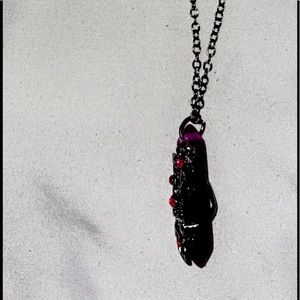 A crystal necklace